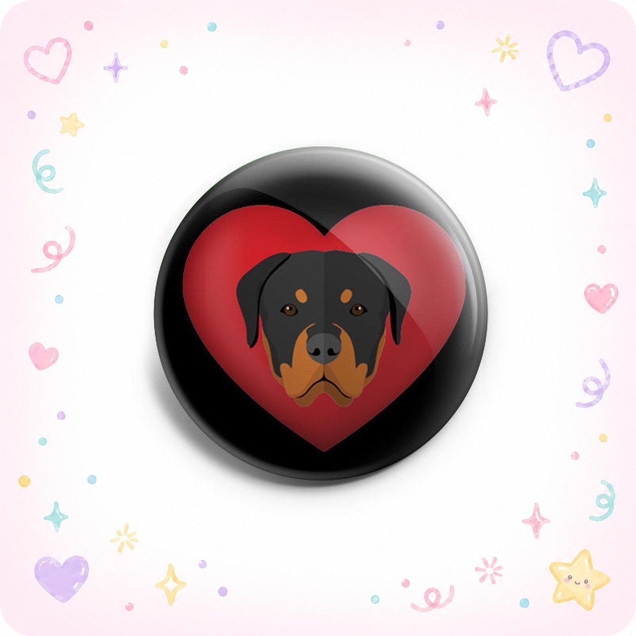Cute Rottweiler Topper - - Topperswap
