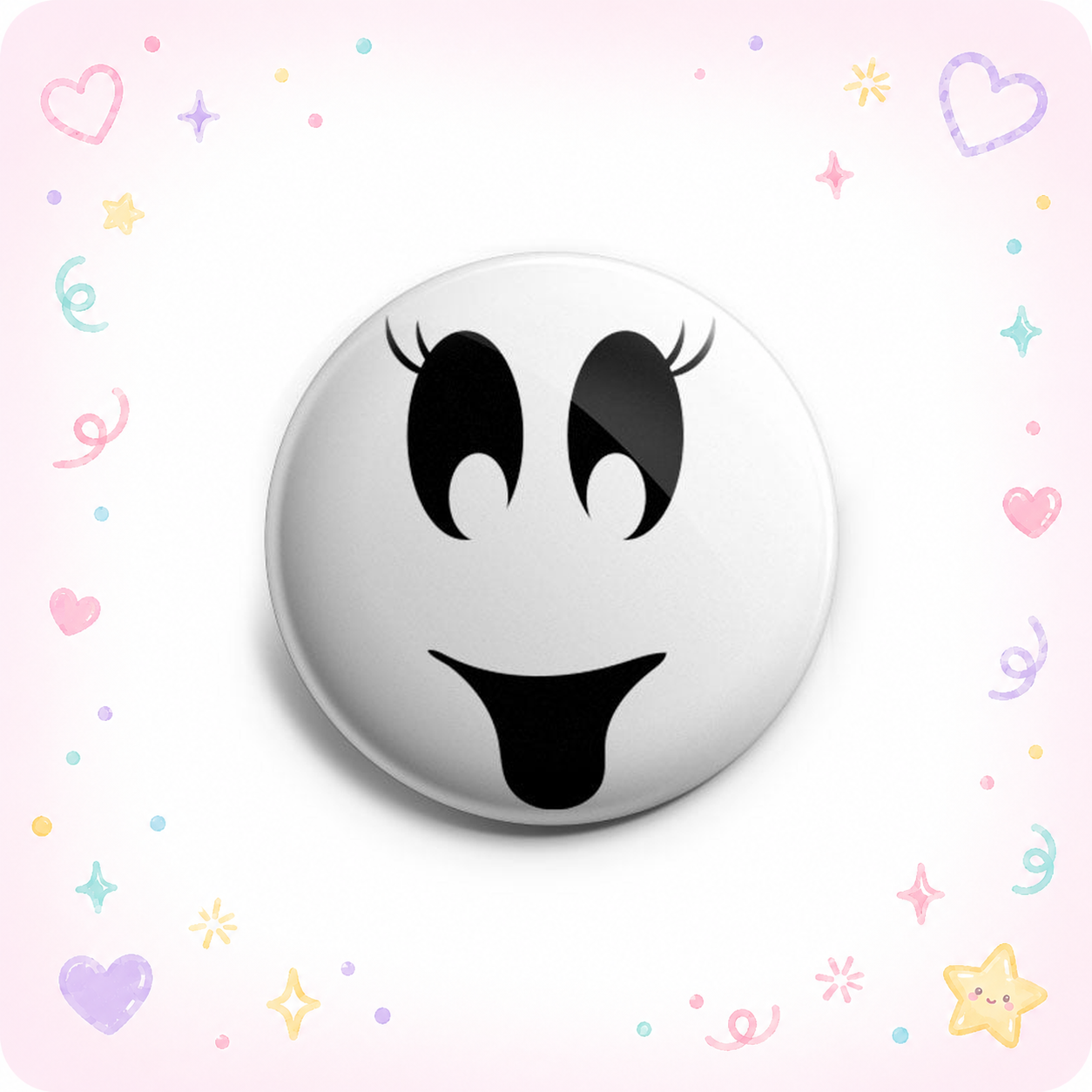 Pretty Ghost Face Topper - Vault - - Topperswap