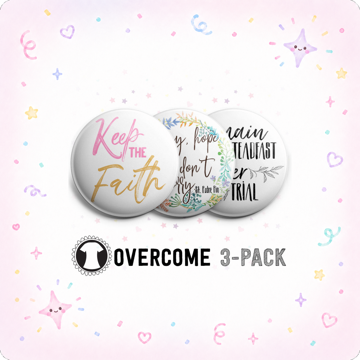 Overcome 3-Pack (Save 5%) - - Topperswap