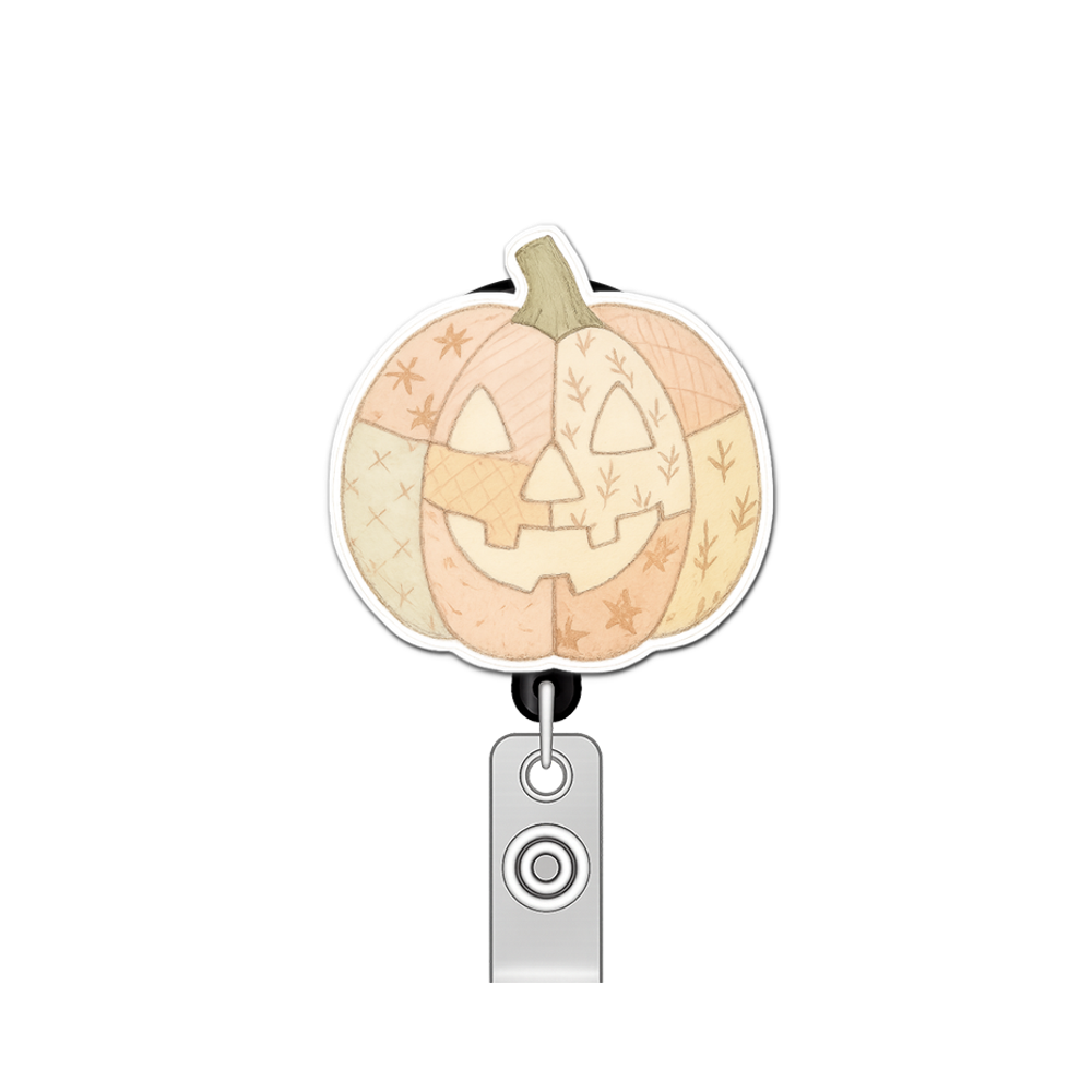 Pumpkin Spice Legend Pop Topper Swapfinity Retractable ID Badge Reel - - Topperswap