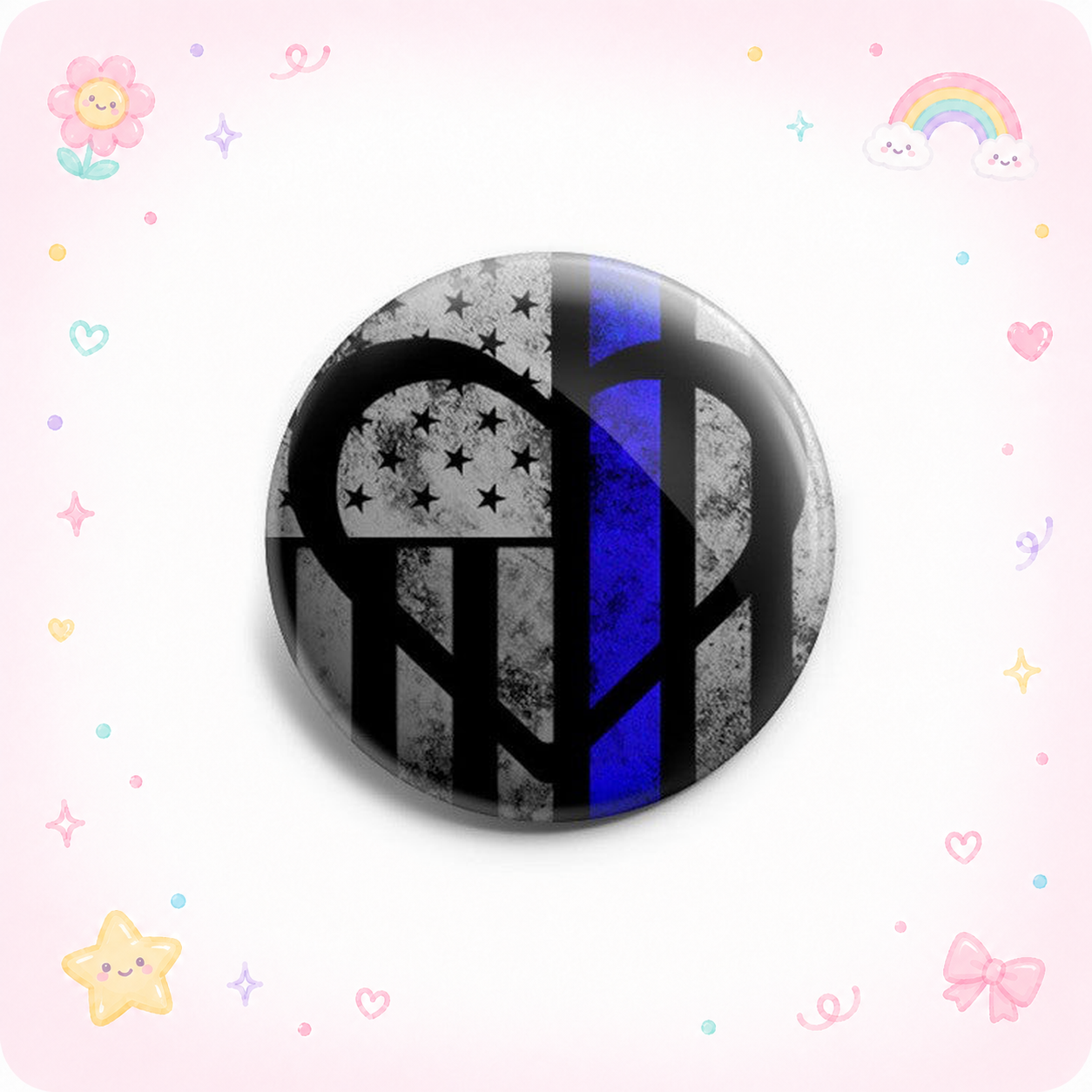 Thin Blue Line Symbolic Topper - - Topperswap
