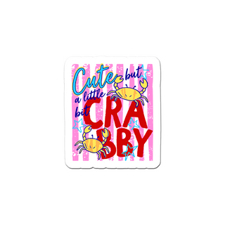 Crabby Day Warrior Sticker
