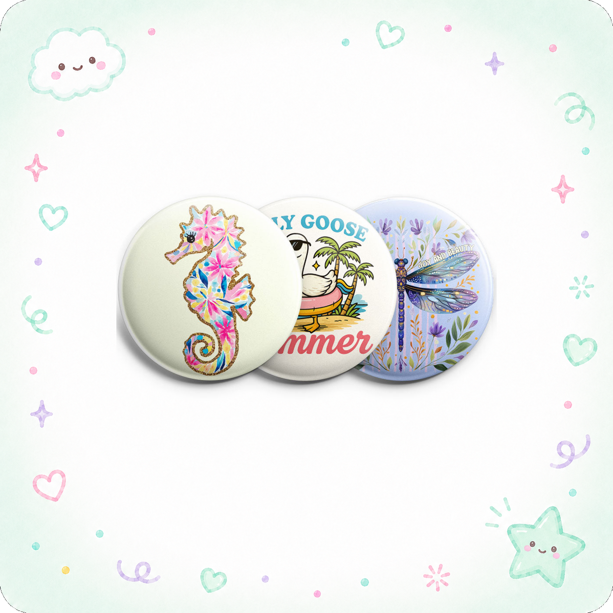 Silly Goose Glam Topper 3-Pack (Save 5%) - - Topperswap
