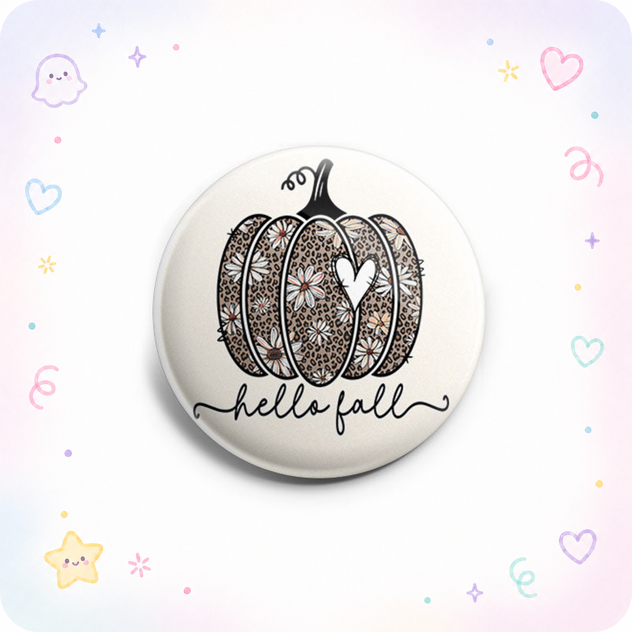 Leopard Pumpkin Topper - - Topperswap