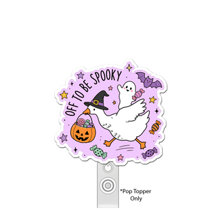 Off To Be Spooky Goose Pop Topper