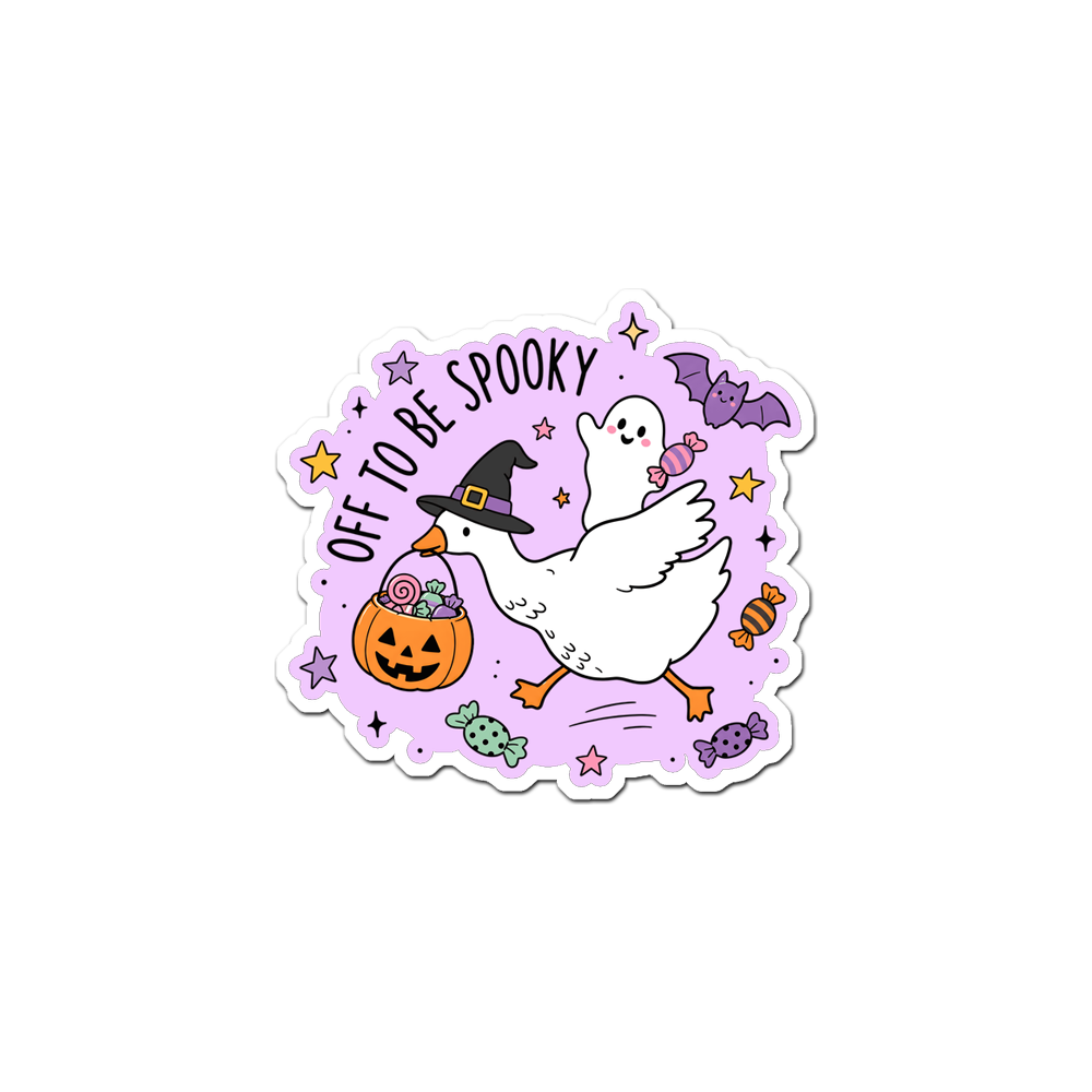 Spooky Goose Guru Sticker