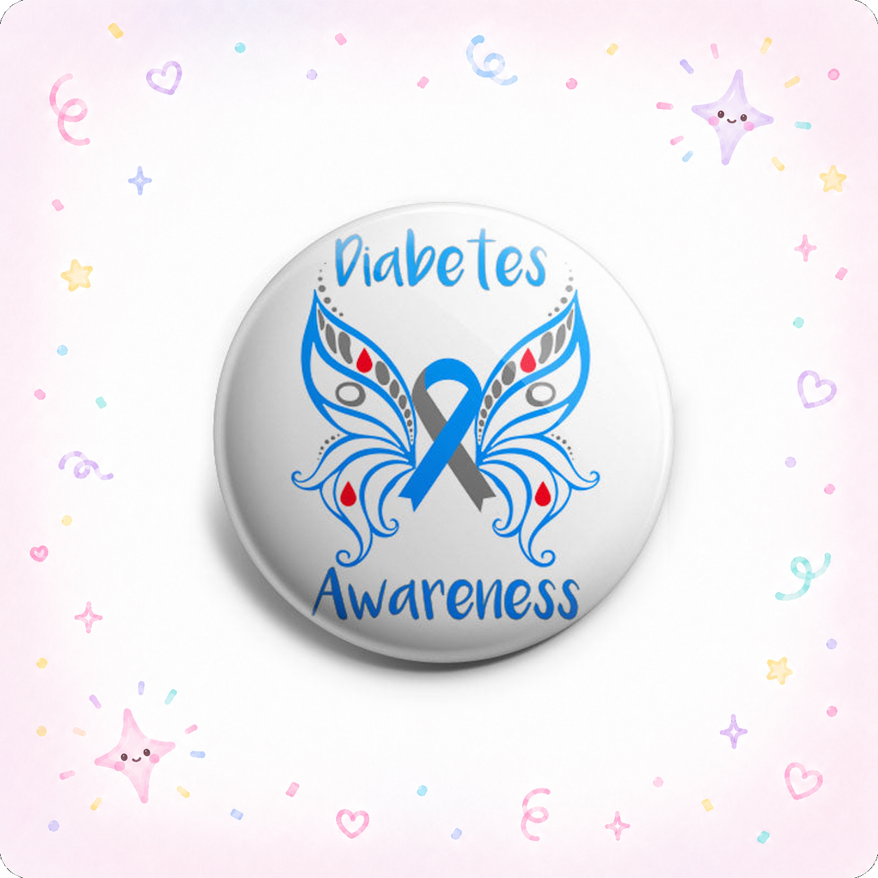Diabetes Awareness Topper - - Topperswap