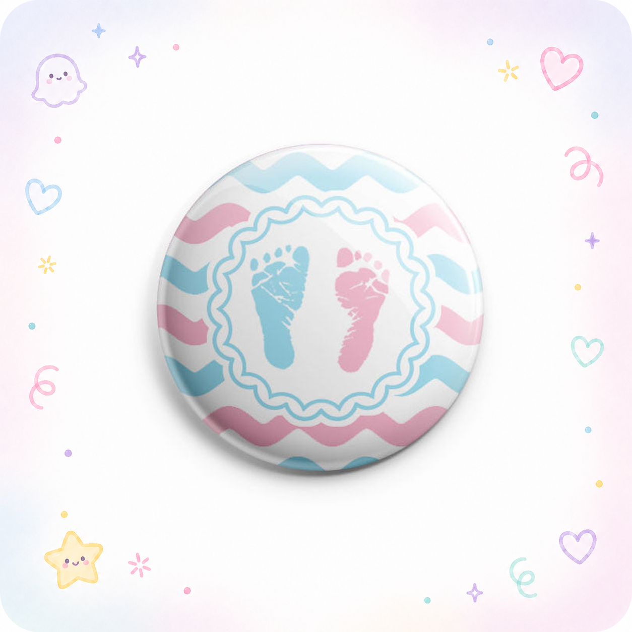 Cute Baby Feet Neonatal Topper - - Topperswap