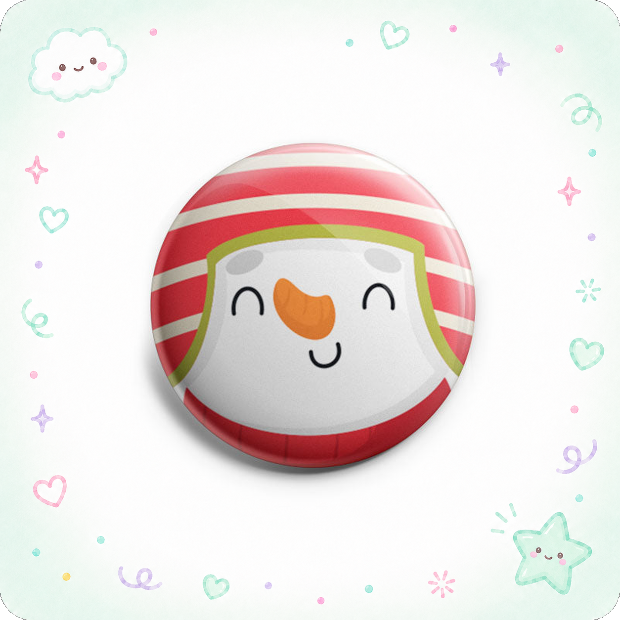 Snowman Face '20 Topper - Vault - - Topperswap