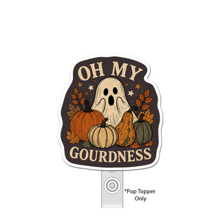 Gourd-geous Ghost Guru Pop Topper