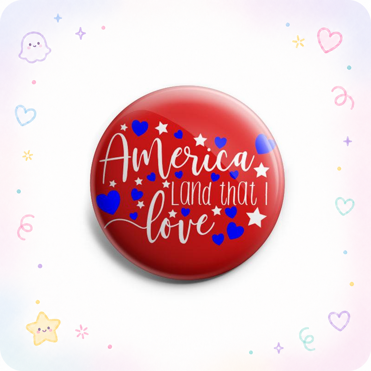 America, Land That I Love Topper - Vault - - Topperswap