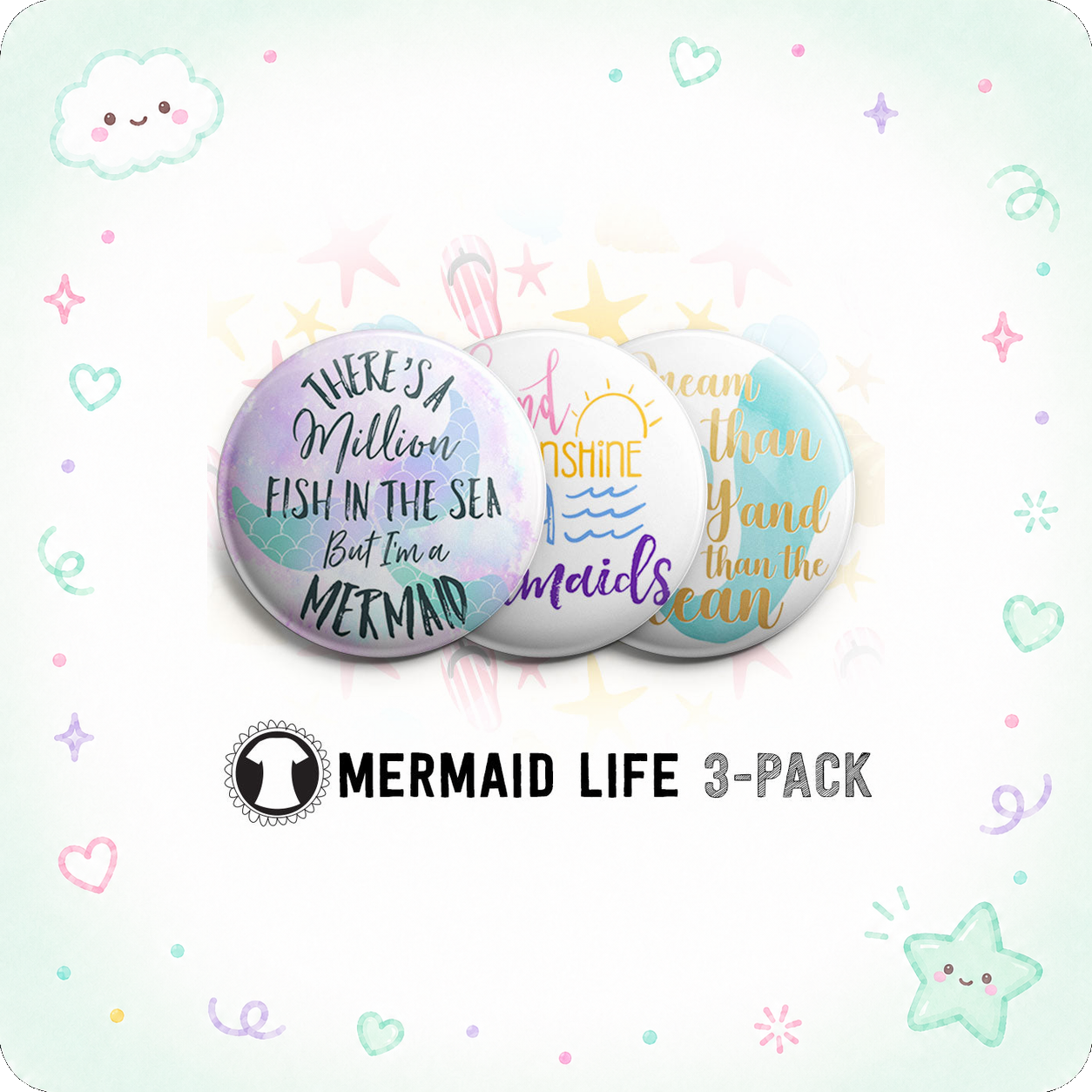 Mermaid Life 3-Pack (Save 5%) - - Topperswap