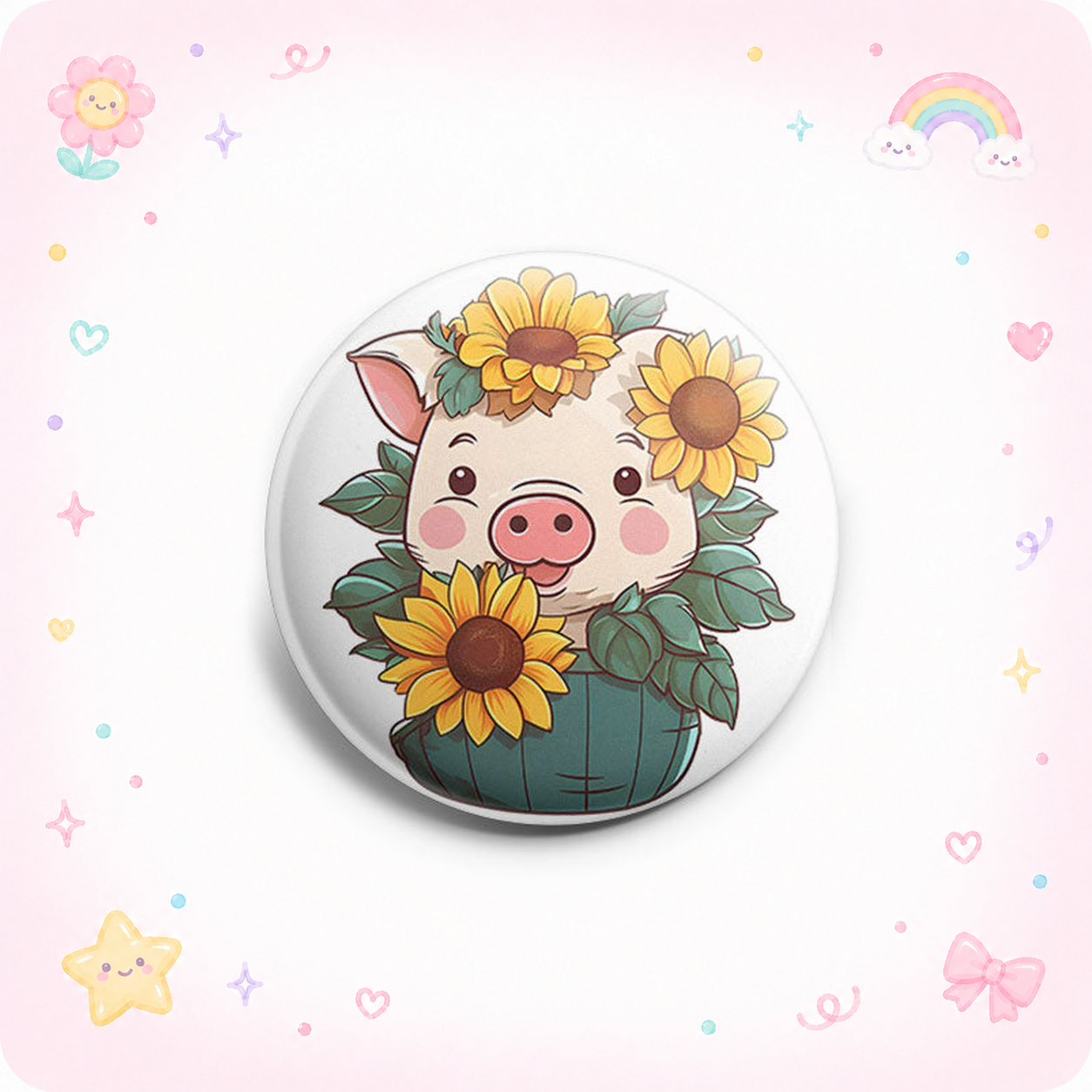 Peekaboo Pig Topper - - Topperswap