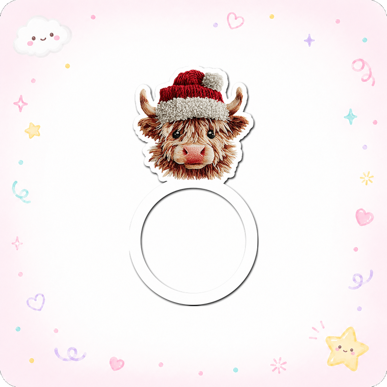 Festive Highland Swapper Frame - - Topperswap
