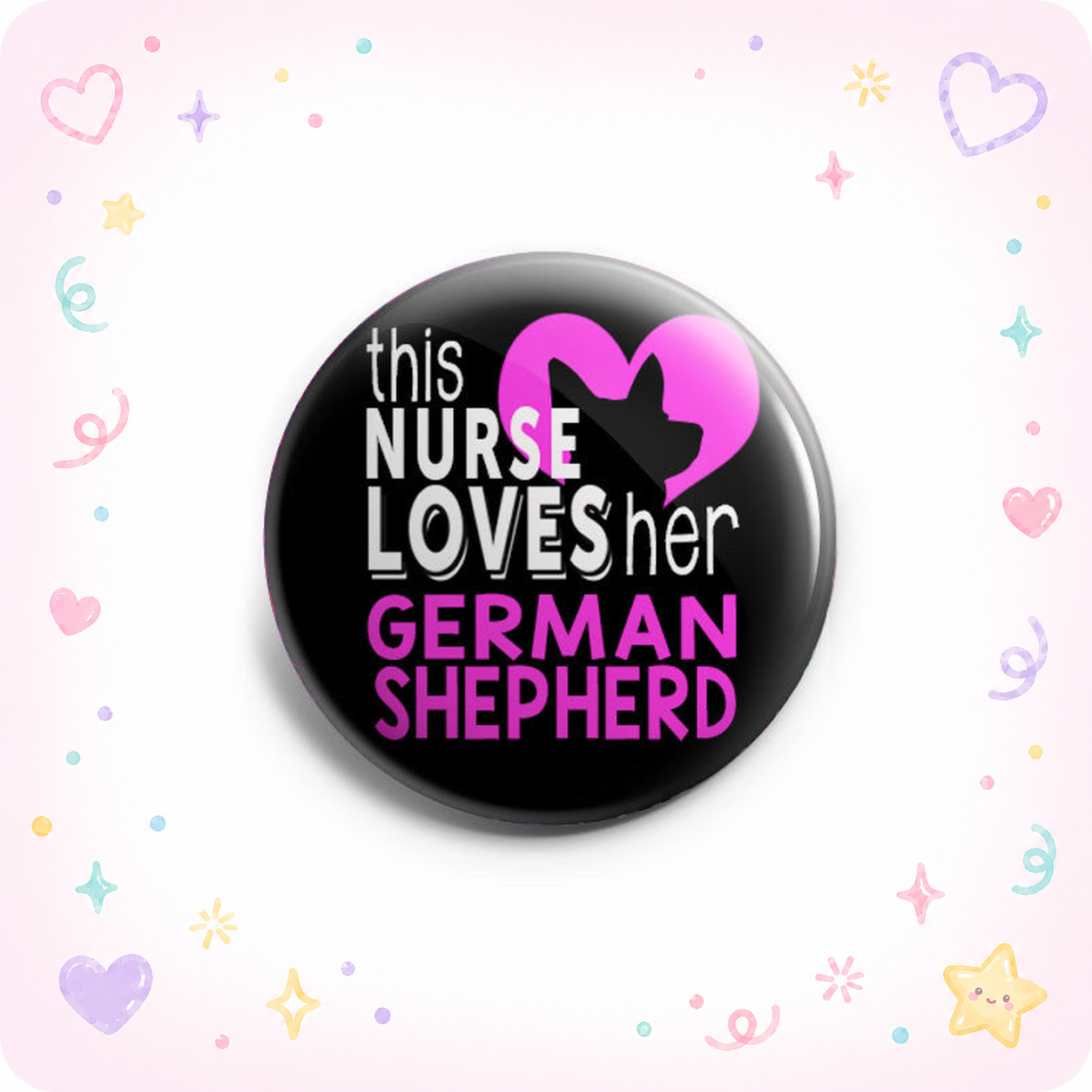 This Nurse Loves Her German Shepherd Topper - - Topperswap