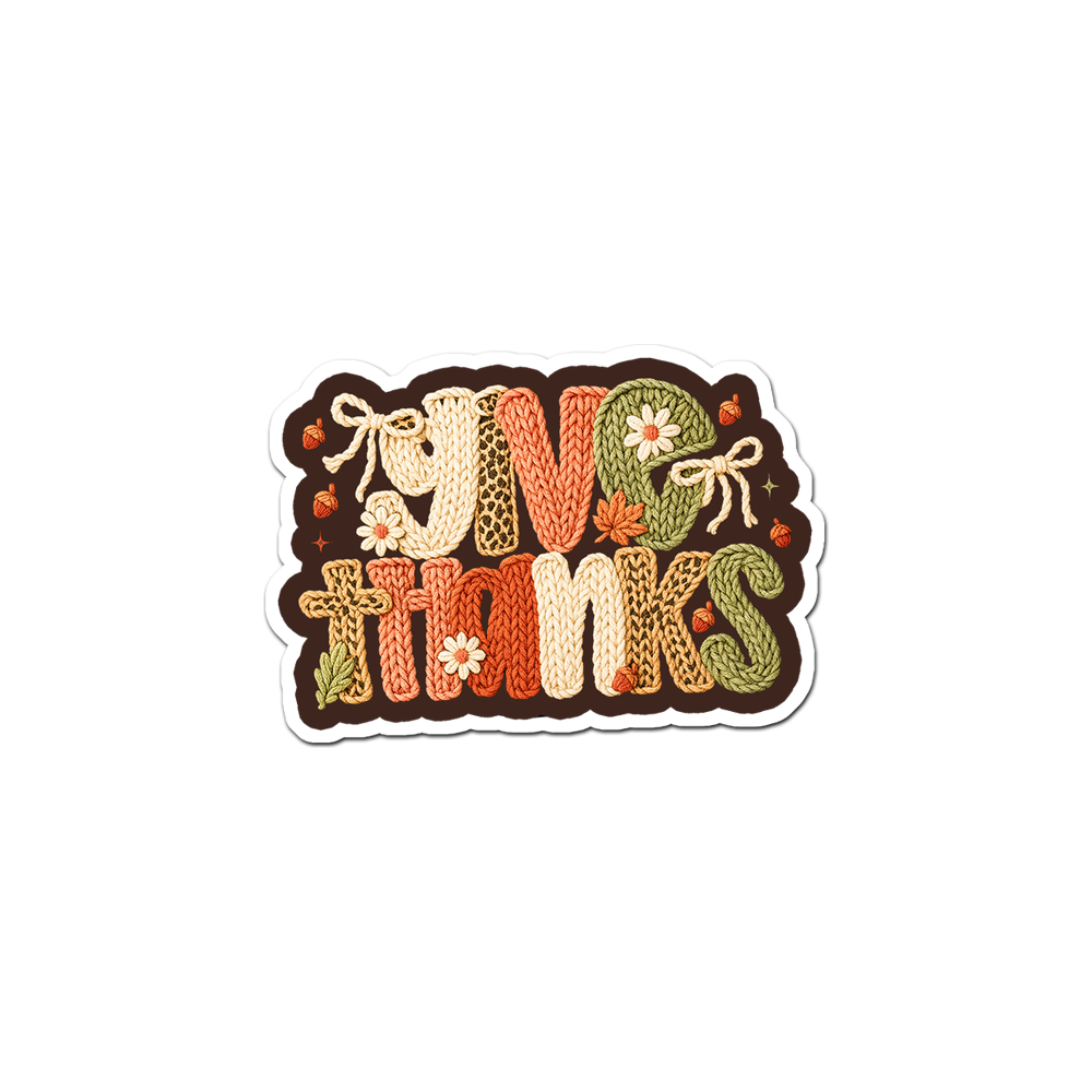 Thanksgiving Gratitude Guru Sticker - - Topperswap