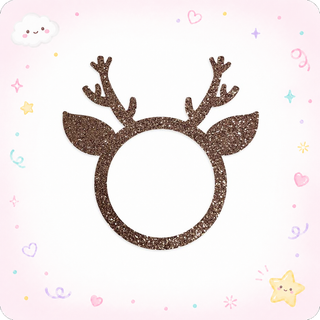 Sparkling Reindeer Antlers Swapfinity Swapper Frame