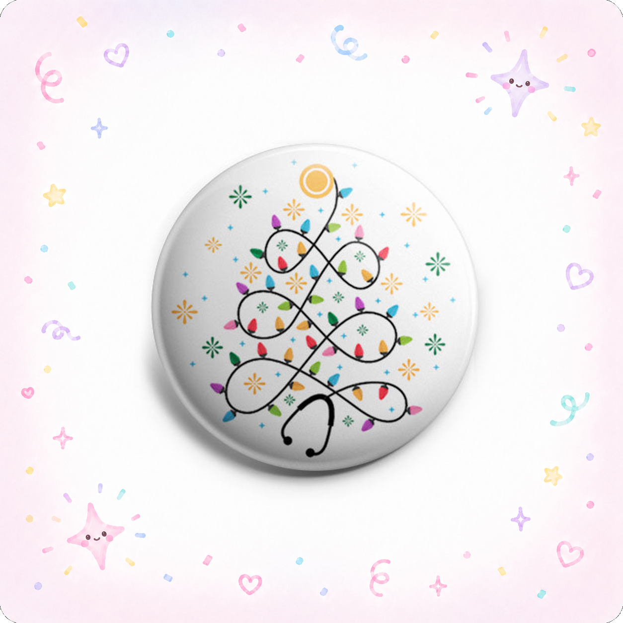 Stethoscope Christmas Tree Topper - Vault - - Topperswap