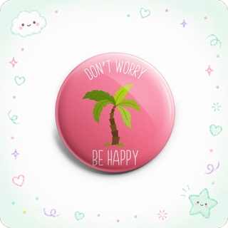 Be Happy Palm Tree Topper