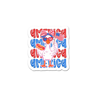 Patriotic Poultry Princess Sticker