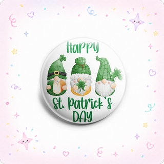 Happy St. Patrick's Day Gnomes Topper