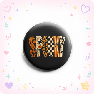 Spooky Leopard Checkered Topper