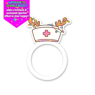 Holiday Cheer Nurse Cap Swapper