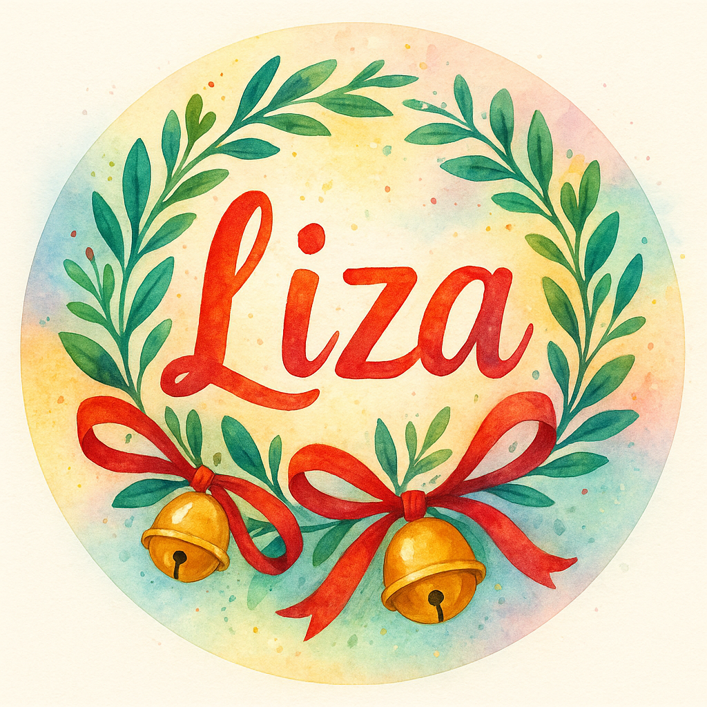 Custom Design – A personalized design prominently featuring the name "Liza"… - - Topperswap
