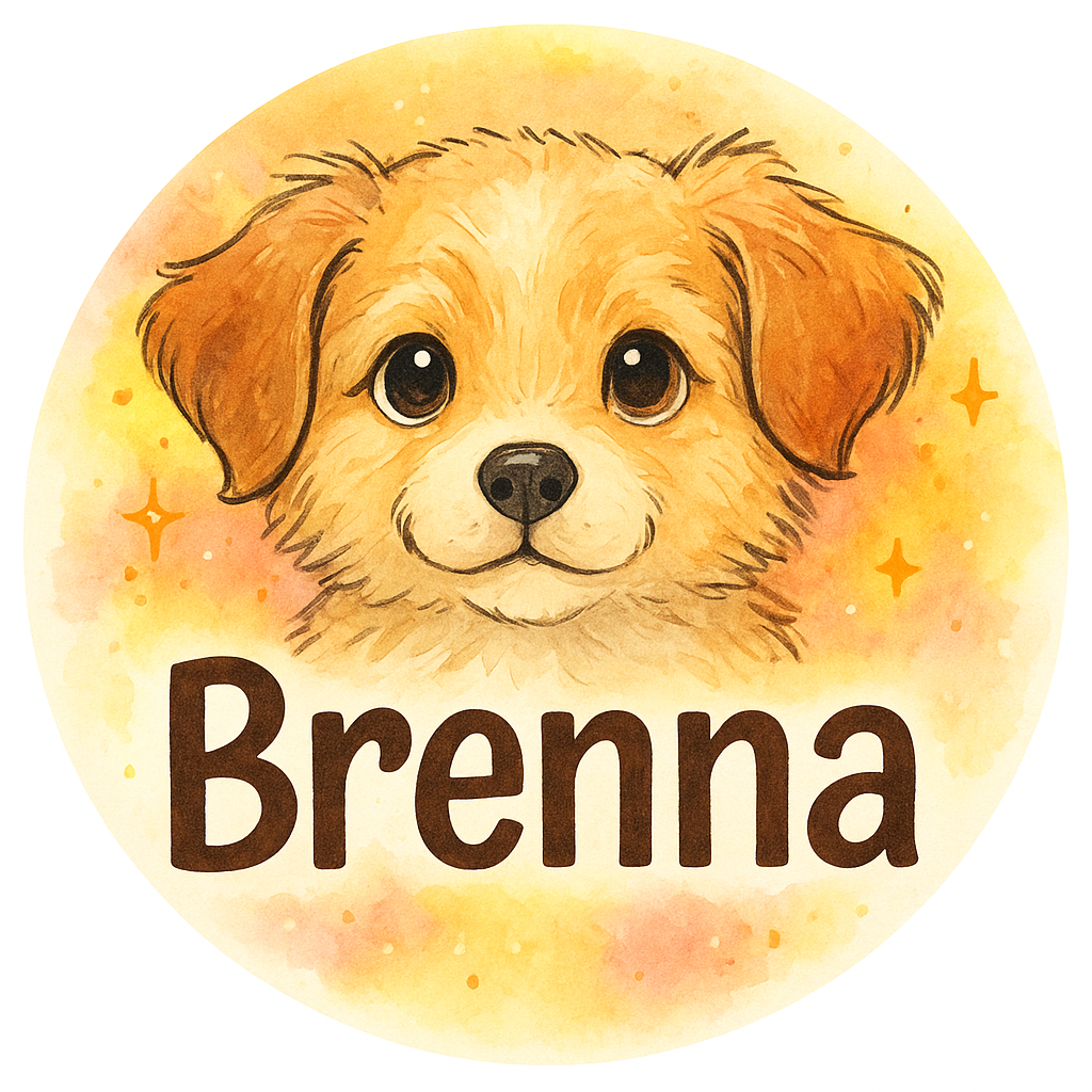 Custom Design – A personalized design prominently featuring the name "Brenna… - - Topperswap