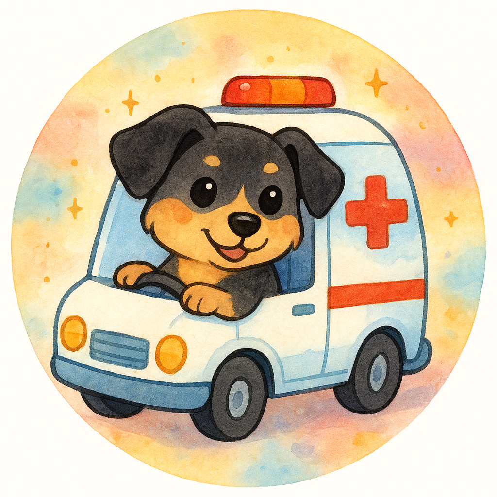 Custom Design – My pet driving ambulance - - Topperswap