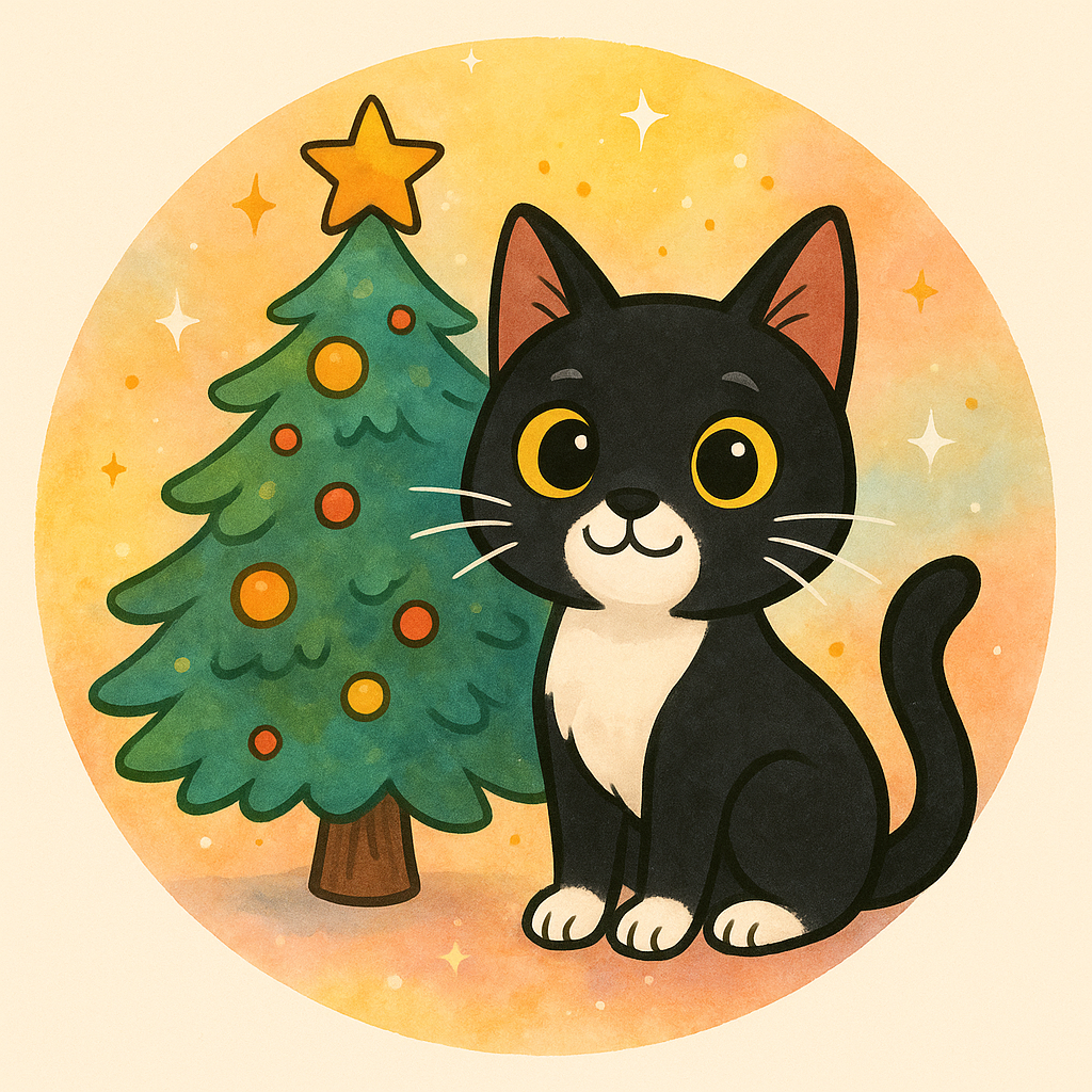 Custom Design – My pet sitter by a Christmas tree - - Topperswap