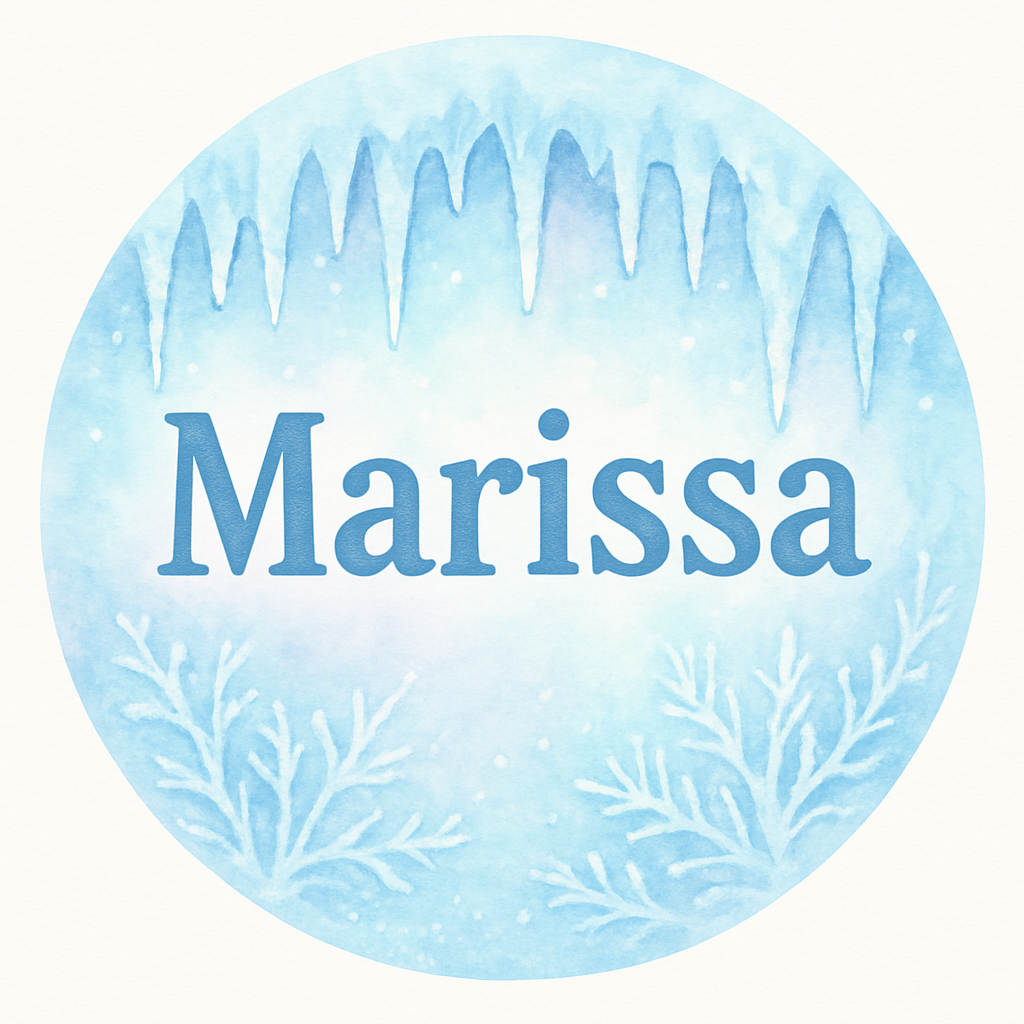 A personalized design prominently featuring the name "Mariss…