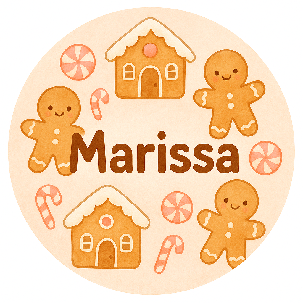 A personalized design prominently featuring the name "Mariss…