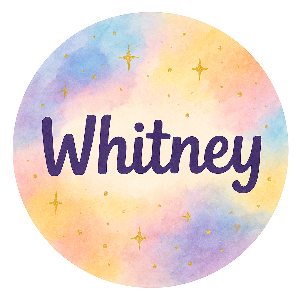 Cna Include the exact name "Whitney" prominently in the artw…
