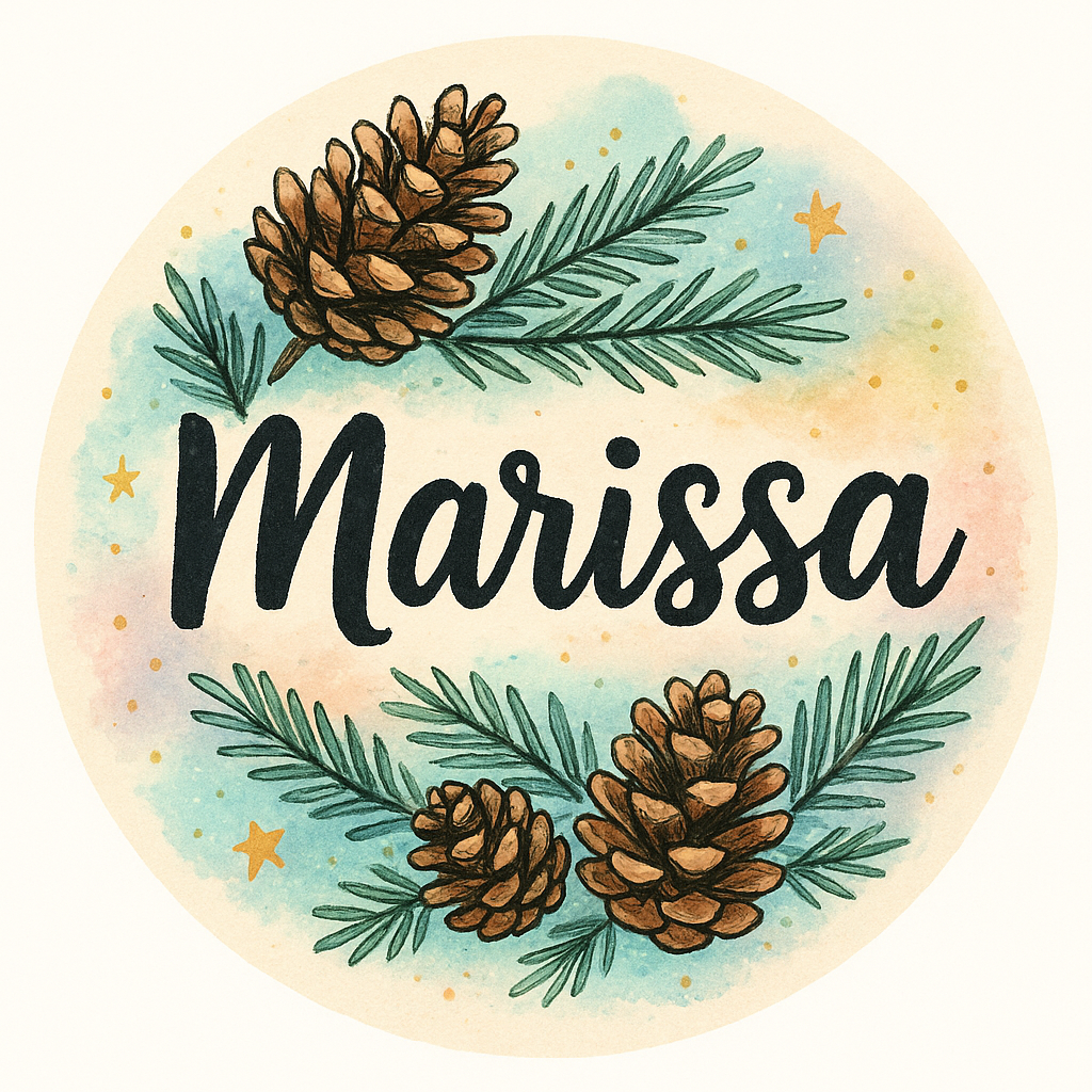A personalized design prominently featuring the name "Mariss…