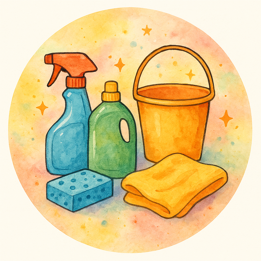 Environmental service 
With cleaning supplies 