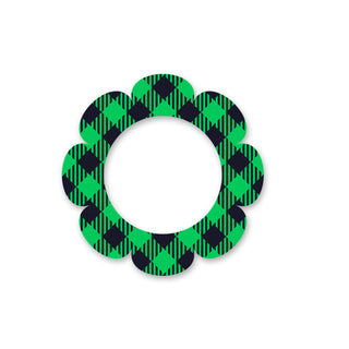Cool Winter Green Plaid Swapper