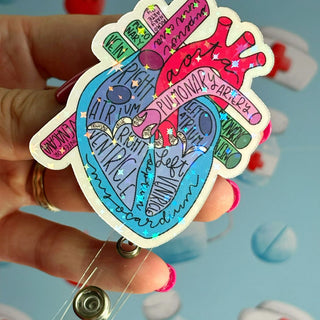 Heart Anatomy Pop Topper