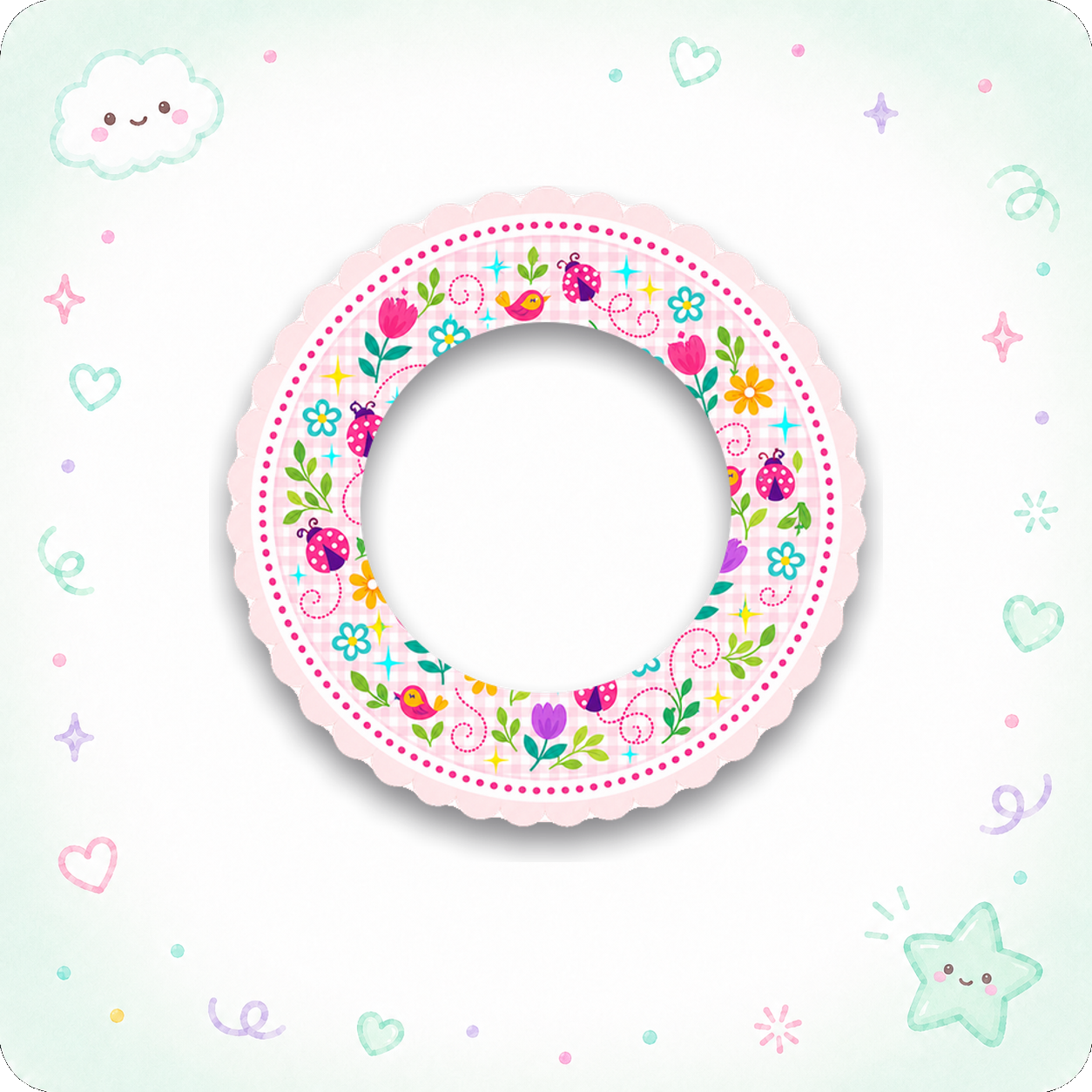 Matching Frame — Hello Spring Critters - - Topperswap