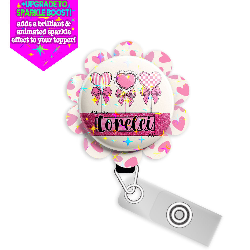 The Name & Frame of the Month Exclusive Club + FREE Swapfinity Badge Reel - Make Them Sparkle! / Slide Clip - Topperswap