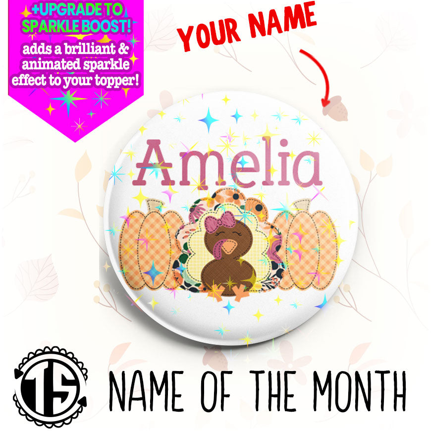 Name Topper of the Month Club - First Month FREE - Make it Sparkle! - Topperswap