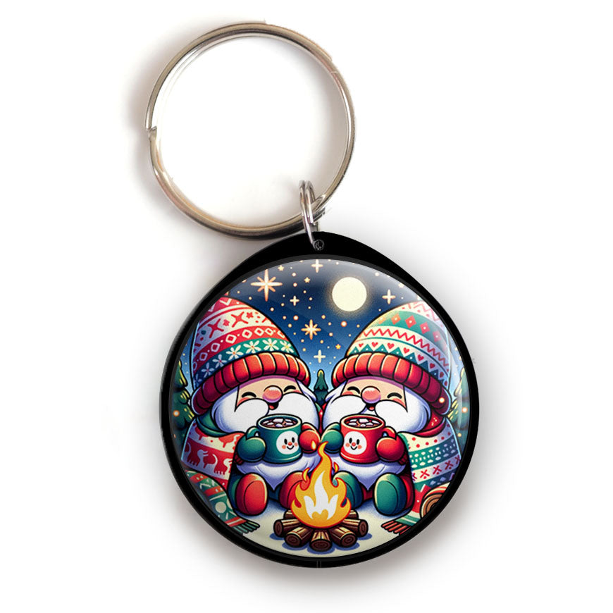 Campfire Cocoa Gnomes Keychain -  - Topperswap