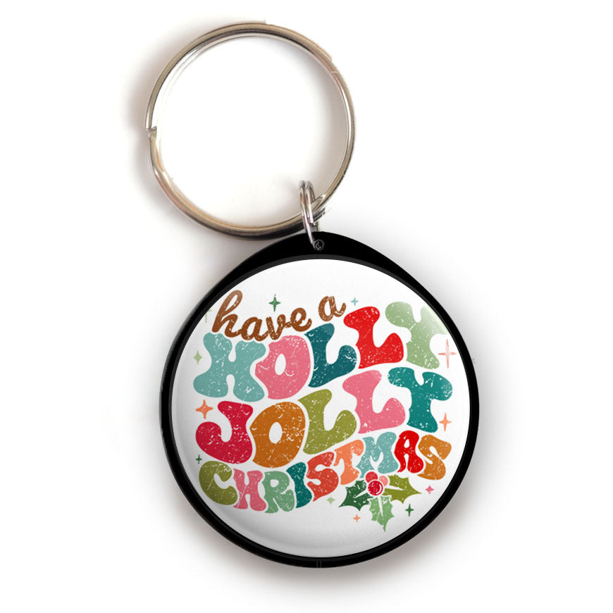 Holly Jolly Sparkle Keychain -  - Topperswap