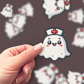 Nurse Ghost Sticker