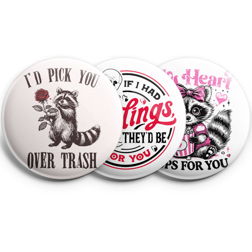 Raccoon Romance Topper 3-Pack (Save 5%)