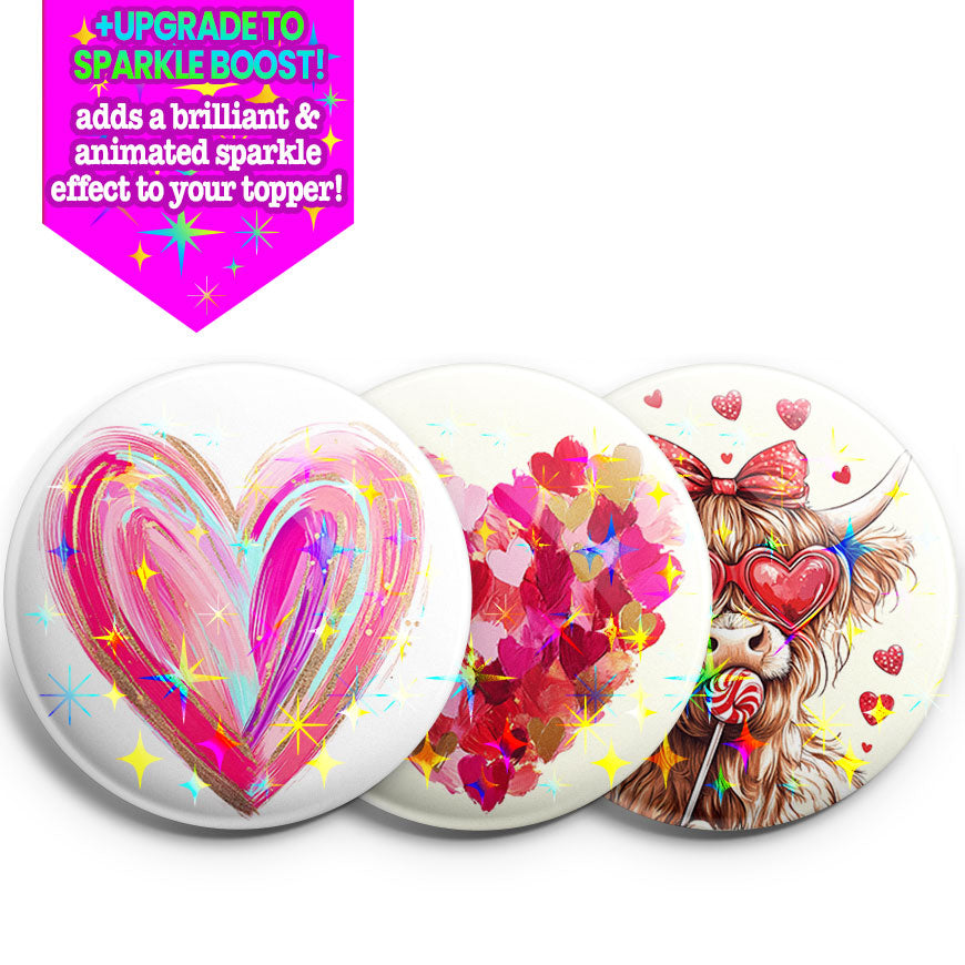 Painterly Love Topper 3-Pack (Save 5%)