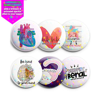 Anatomical Awesomeness Topper 6-Pack (Save 15%)