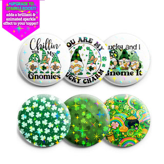 Emerald Elegance & St. Patrick's Gnomies Topper 6-Pack (Save 15%)