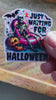 Just Waiting for Halloween Pop Topper Swapfinity Retractable ID Badge Reel - - Topperswap