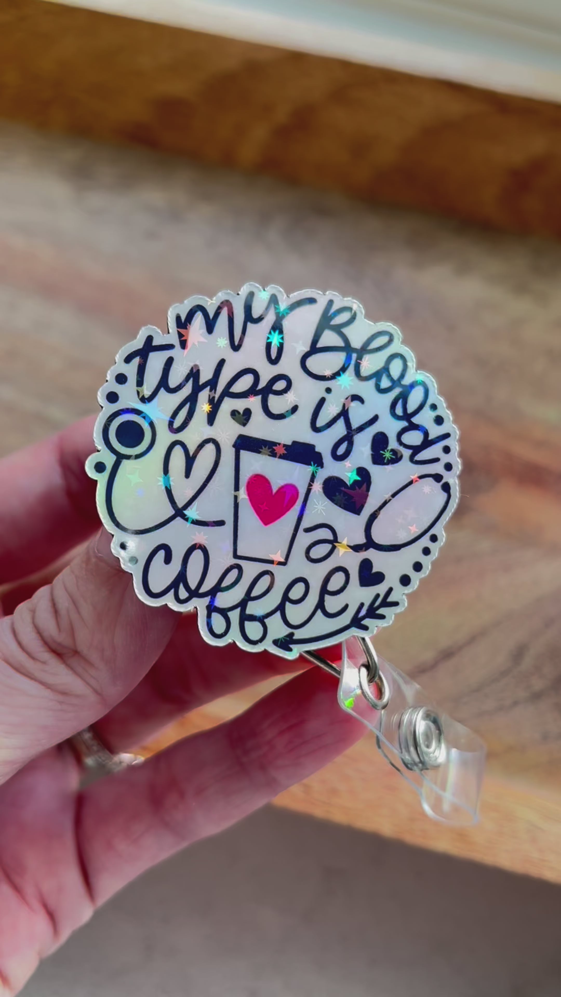 My Blood Type is Coffee Pop Topper - - Topperswap